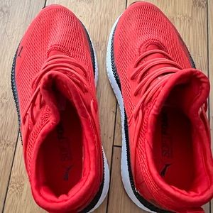 Shoes for boy. Puma brand. Soft foam.